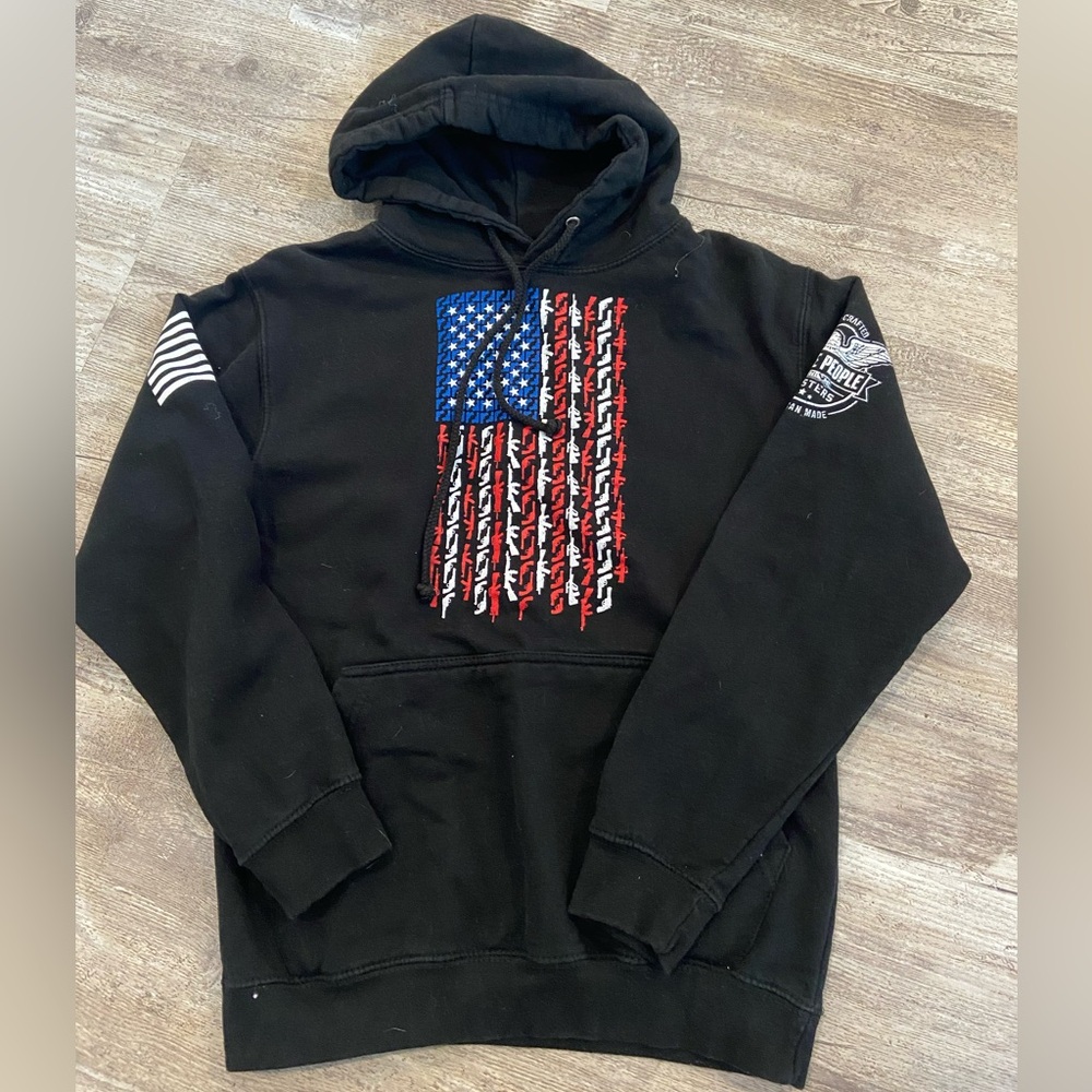 We The People American Flag Hoodie